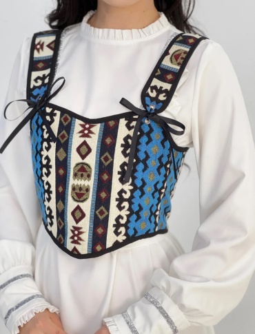Национальный костюм LisaWeta голубой