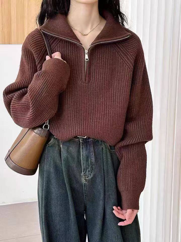 Джемпер коричневый