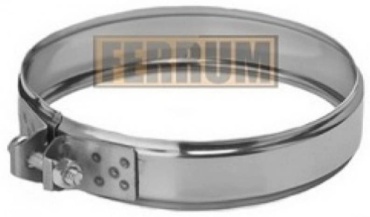 Хомут обжимной Ferrum (430/0,5 мм) Ф250 мм