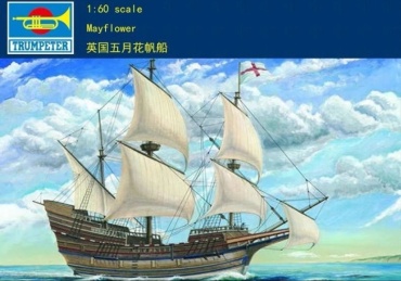 Модель Британский фрегат, Mayflower 1/60