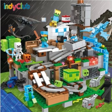 Конструктор IndyClub Minecraft Рудная Гора, деталей 760 шт