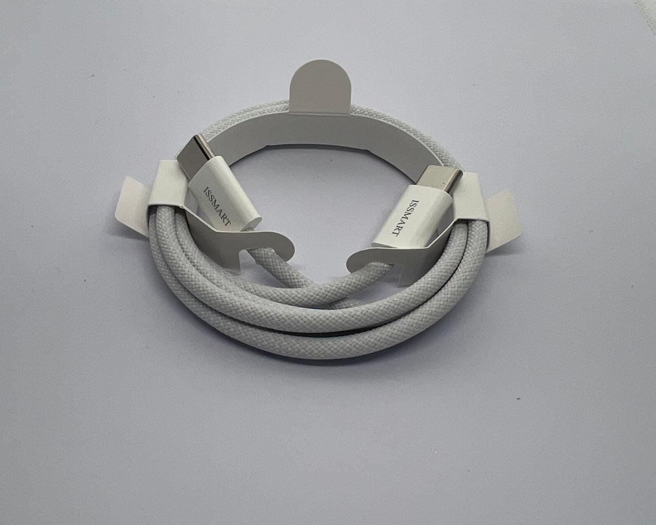 Кабель ISSMART USB TypeC (M), 1 м, Type - C белый