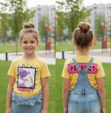 Футболка Alfa kids  желтый