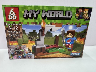 Конструктор My world, деталей 42 шт
