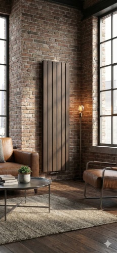 Трубчатый FLAT DOUBLE 6 COPPER WARME DESIGN стальной 452х1800 мм