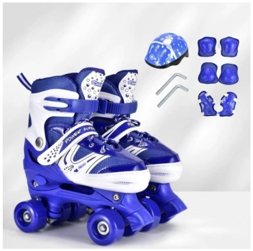 Power Superb KVAD ROLLER SKATES белый, синий M35-38 (34-37)