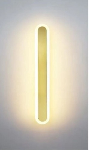 Бра настенный LED, золотистый