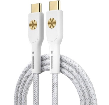 Кабель WIWU USB TypeC (F), USB TypeC (M), 1 м, City Cable Wi-C035 С-С белый белый