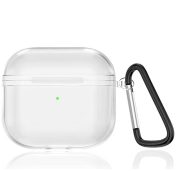 Чехол для Apple AirPods, AirPods 4 прозрачный