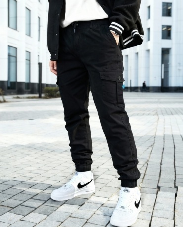 Джоггеры Superlapp jeans черный