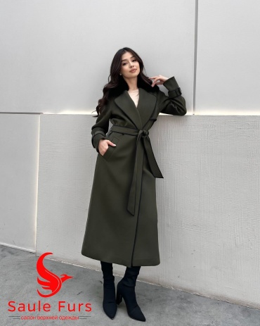 Пальто Max Mara хаки