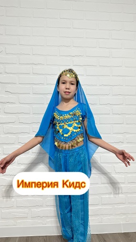 Головной убор Восточный костюм на девочку  голубой