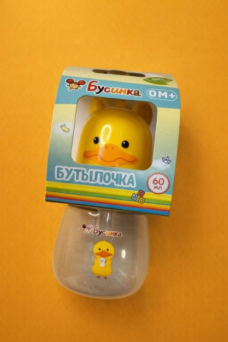 Бутылочка БУСИНКА 7701 60 мл желтый