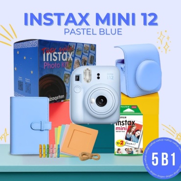 Фотокамера моментальной печати Instax Box Fujifilm Mini 12 голубой