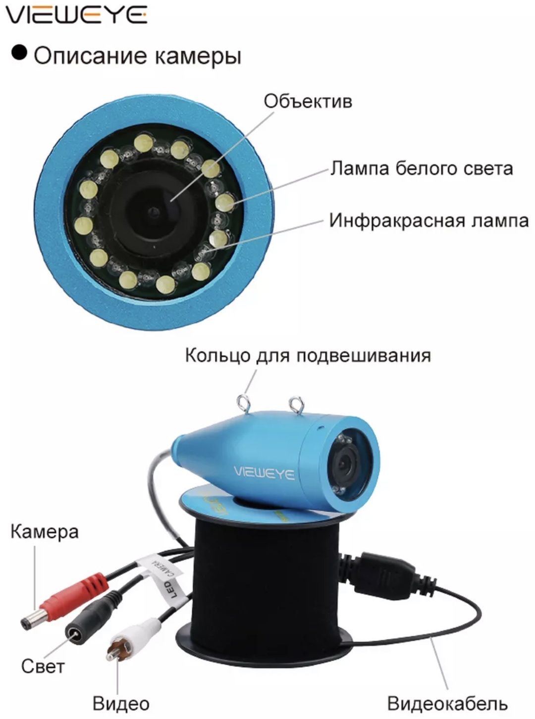 Подводная камера V7-RD