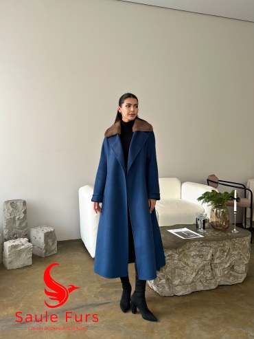 Пальто Max Mara синий