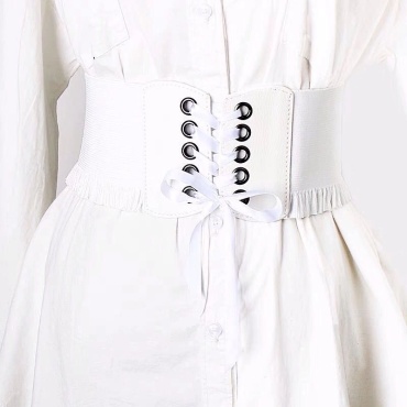 Корсет SHEIN белый, графит