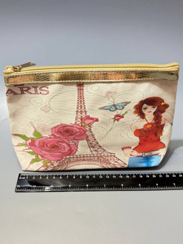 Косметичка текстиль 14.5X22 см