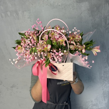 👛 Композиция 205 «Розовое облако» ☁️