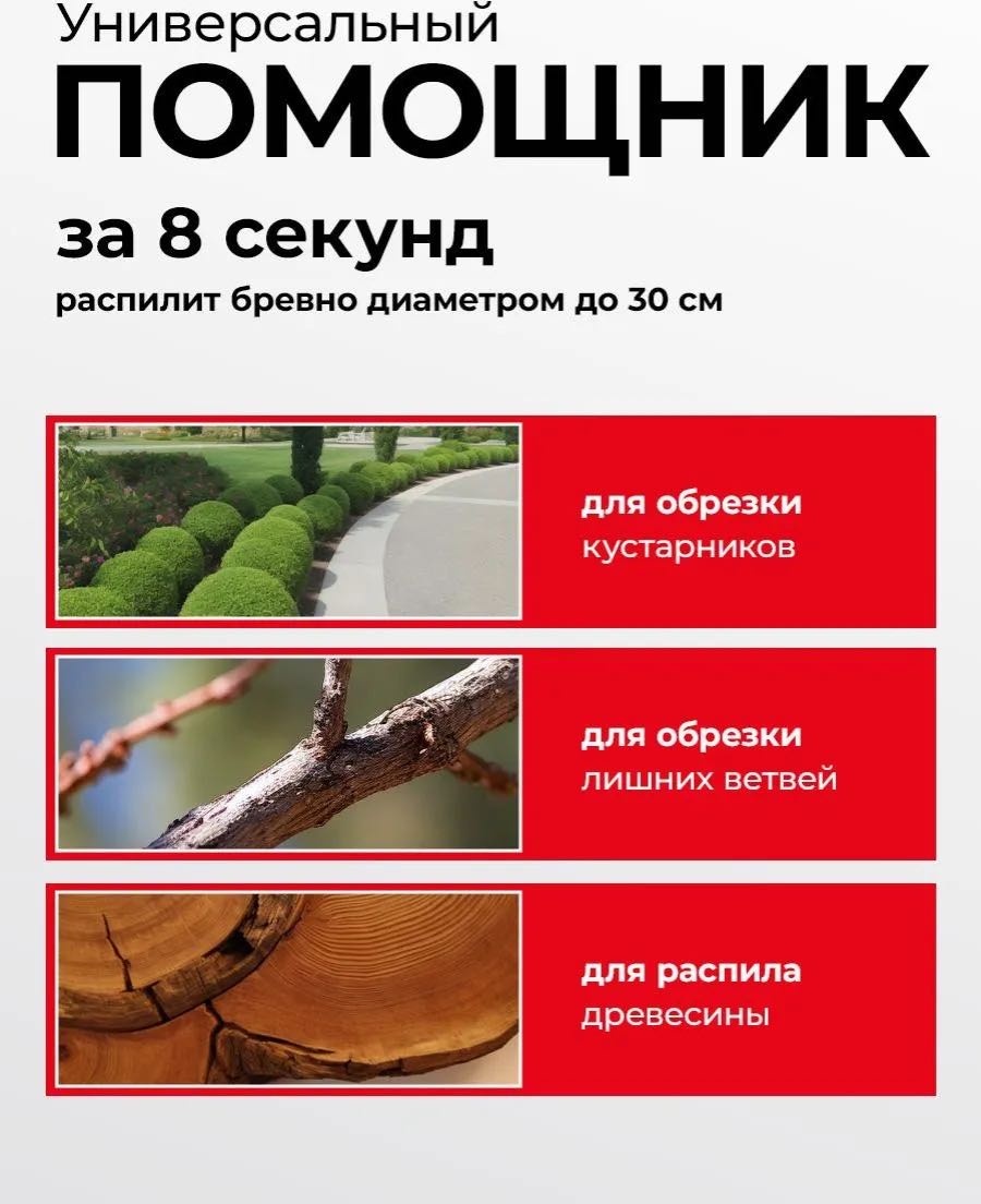 Аккумуляторная цепная пила Chain Saw
