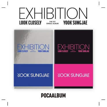 Музыкальный диск KCRUSH YOOK SUNG JAE - EXHIBITION : LOOK CLOSELY 1st Single Album POCAALBUM RANDOM Version