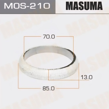 MASUMA прокладка глушителя MOS1210