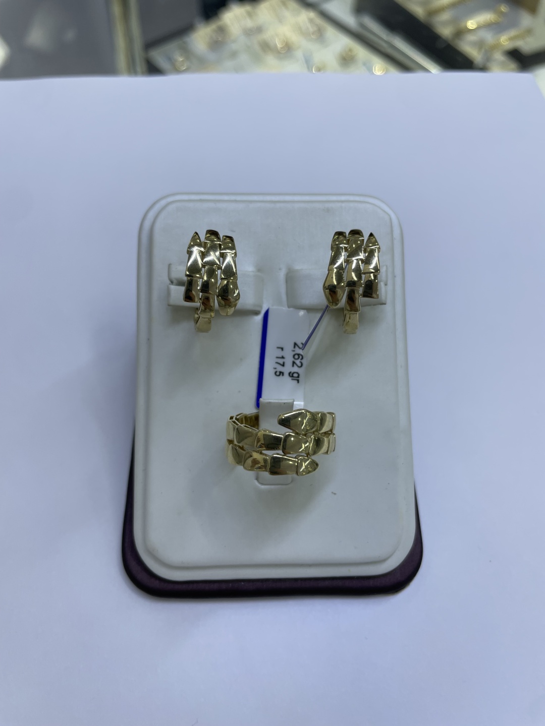 Комплект 3161 gold Rayan gold вес 6.32 г золото, без вставок
