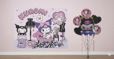 Фотозона набор фотозоны Kuromi 100/70 см размер фотозоны