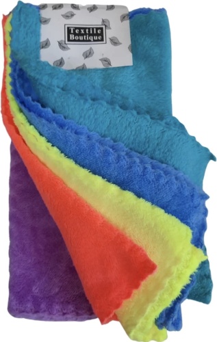 Тряпка Тряпка Textile Boutique 5 шт, микрофибра мультиколор 5 шт, микрофибра