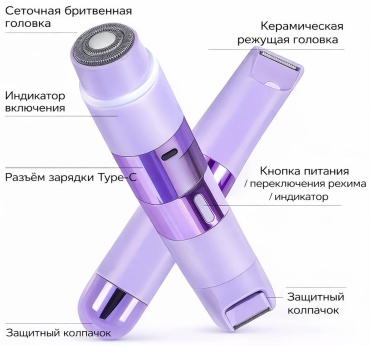 Триммер 133577927 розовый