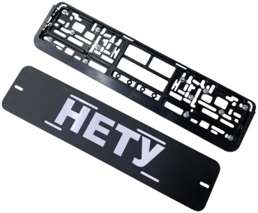Рамка для номера AUTOSHOP Netu-67778 черный