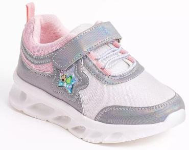 Кроссовки Neo Feet S25043 розовый, серебристый