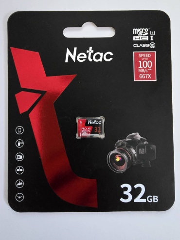 Netac microSDHC NT02P500PRO-032G-S 32 Гб