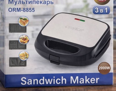 Вафельница Orvica ORM-8855 черный