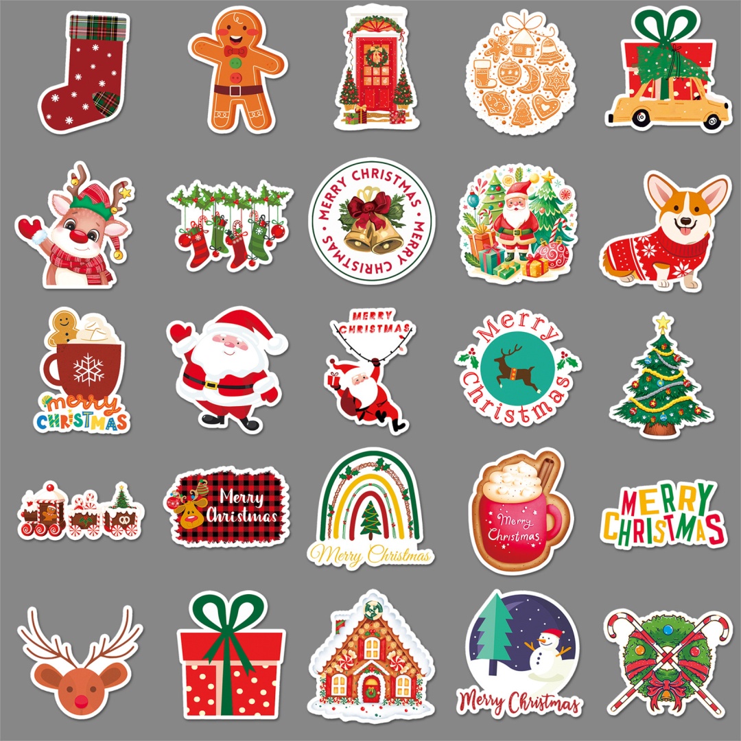 Наклейки Набор Christmas 100