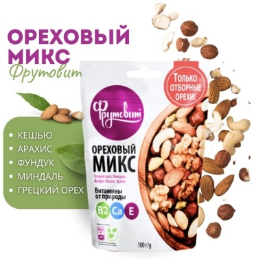Фрутовит микс ореховый 100 г