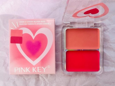 Pink Key Blush Cream PK7205-3 румяна Персиково-розовый, кораллово-красный