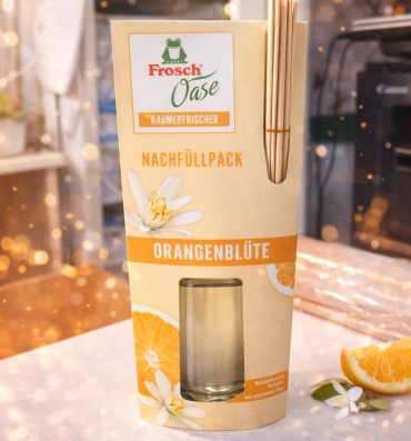 Frosch Аромадиффузор Сменный(запасной) блок / Refill Цветок Апельсина 90 мл