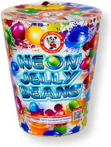 Winda Fireworks фонтан NEON JELLY BEANS, залпов 1
