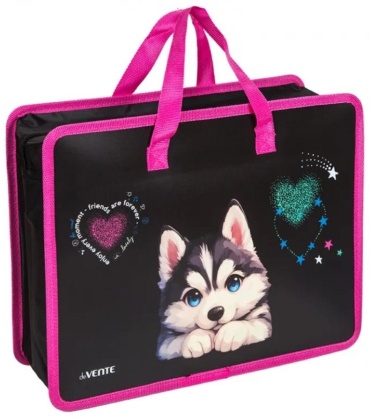 Папка для труда deVENTE Cute Husky, А4, мультиколор