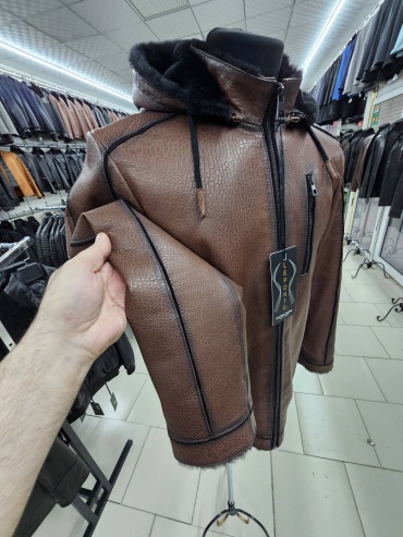 Дубленка LEPONTE коричневый