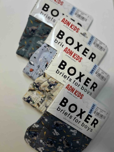 Боксеры Boxer серый, голубой