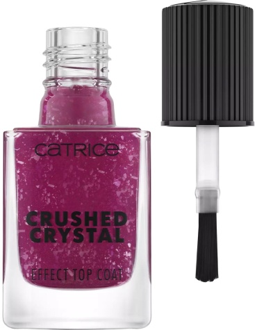 Catrice топ для лака Топовое покрытие с эффектом раскрошенного кристалла Crushed Crystal 010 - Amethyst Aura 10.5 мл