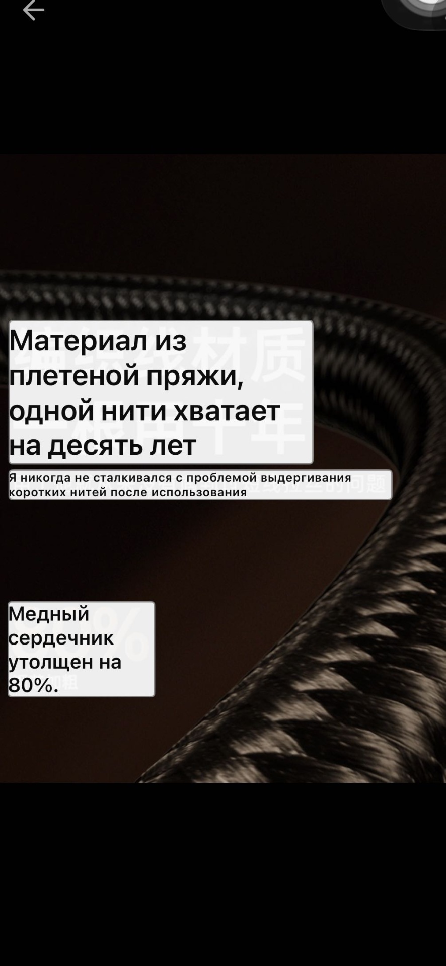 Кабель USB TypeC (M), 1 м, черный