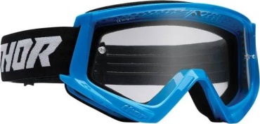 THOR Combat Racer Goggle черный, голубой