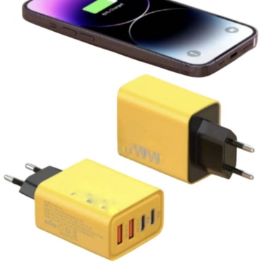120w USB Type-C, USB 5 Вт желтый