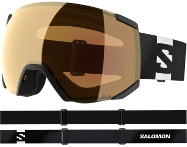 Маска горнолыжная Salomon Radium Photo L47892300 черный размер one size