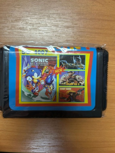 Sonic the Hedgehog, Batman Returns, Golden Axe II, Sunset Riders SEGA ENG