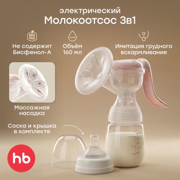 Молокоотсос ручной Happy baby 22006