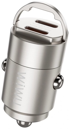 Зарядное устройство WIWU Wi-QC029 USB Type-C серебристый